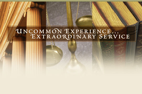 Uncommon Experience... Extraordinary Service